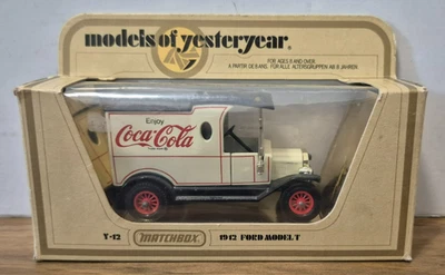 Y 12 1912 Ford Model T Coca Cola Models of Yesteryear Matchbox i I Box - Bild 1 von 2