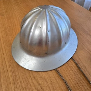 Vintage SuperLite Metal Full Brim Aluminum Hard Hat with Liner USA - Picture 1 of 6