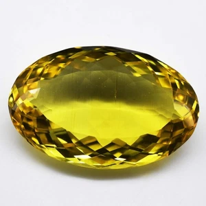 59,95 kt 31 x 20 mm VS ovaler natürlicher gelber grober Granat RIESIGER loser Edelstein - Bild 1 von 4