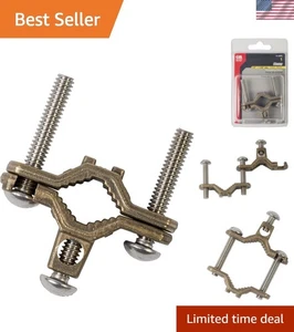 Bronze Die Cast Grounding Clamp for 1/2-Inch to 1-Inch Pipe - Easy Installation - Picture 1 of 7