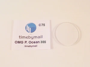 PARA OMEGA NARANJA PLANETA OCÉANO RELOJ CRISTAL SE ADAPTA 35.5mm C75 - Imagen 1 de 1