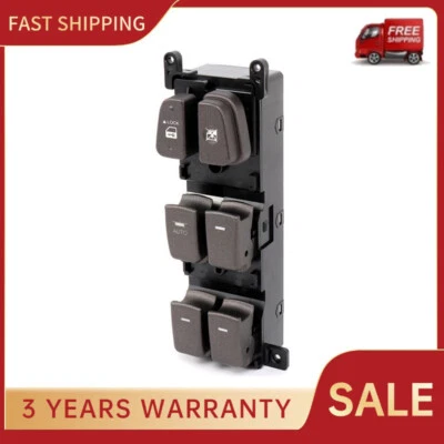 Front Left Master Window Switch Fit For 2008-2010 HYUNDAI SONATA 2.4L L4 3.3L V6 Foto 1 de 4