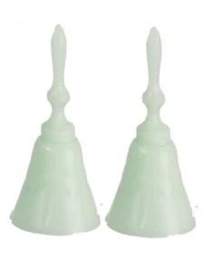 Dolls House Jadite Dinner Bells Chrysnbon 1:12 Dining Room Ornament Accessory - Picture 1 of 8