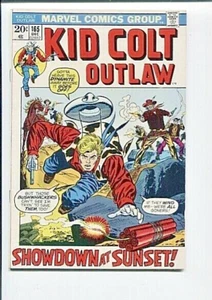 KID COLT OUTLAW 165 VF WILDEY KELLER 1972 - Picture 1 of 2