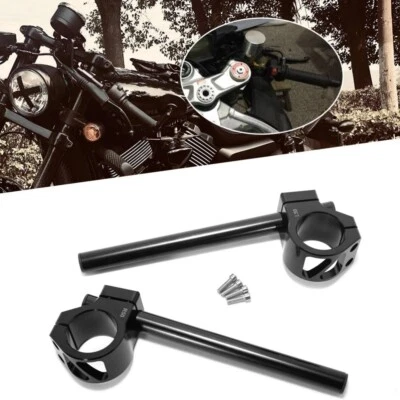 50mm Clip-On Handlebars for HONDA CBR RR 1000 04-18 CBR 929 2000 01 2002 2003 - Image 1 of 4