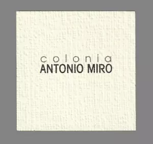 Advertising card - advertising card - Colonia d'Antonio Miro - Picture 1 of 1