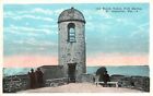 Vintage Postcard Old Watch Tower Lookout Warning For Enemies St. Augustine