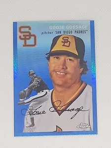 2023 Topps Chrome Platinum Goose Gossage #412 Blue Prism San Diego Padres - Picture 1 of 4