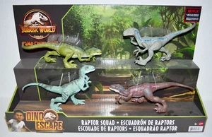 Jurassic World Camp Cretaceous Raptor Squad Blue Delta Charlie Eco Dinosaurio Nuevo en caja - Imagen 1 de 8