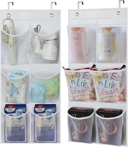 2 Packs Narrow Over the Door/Wall Shoe Organizer, Small Hanging Shoe Rack for... - Picture 1 of 2