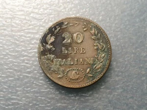 PONDERAL COIN WEIGHT ITALIA CERDEÑA SABOYA SAVOIA O NAPOLEON 20 LIRE 6,43 g - Bild 1 von 2