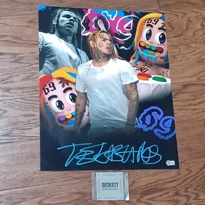 TEKASHI 6ix9ine TATTLE TALES SIGNED 16x20in PHOTO #3. Beckett. gebraucht - Bild 1 von 7