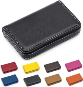Pocket Luxury PU Leather Business Name Card Holder,Wallet Credit card ID Case - Picture 1 of 10