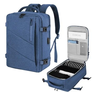 Sac a Dos Bagage Cabine 40x20x25 pour Ryanair Sac a Dos Voyage Bleu Sac à Dos... - Afbeelding 1 van 7