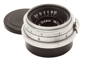 Nikon Nippon Kogaku W-Nikkor C obiettivo 2,8 cm f3,5 per fotocamere Nikon S #47935 - Foto 1 di 8
