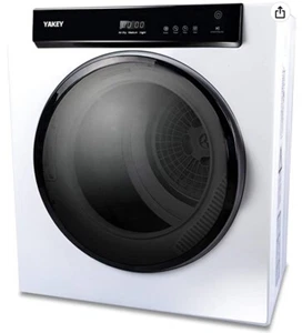 Compact Portable Laundry Dryer Stainless Steel LCD Control Panel Frontload NEW - Picture 1 of 9