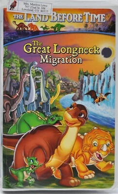 The Land Before Time: The Great Longneck Migration - VHS - Clamshell Case - Image 1 of 3