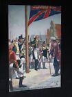 Hoisting the British Flag at Cape Colony 1796 Vintage Postcard K18