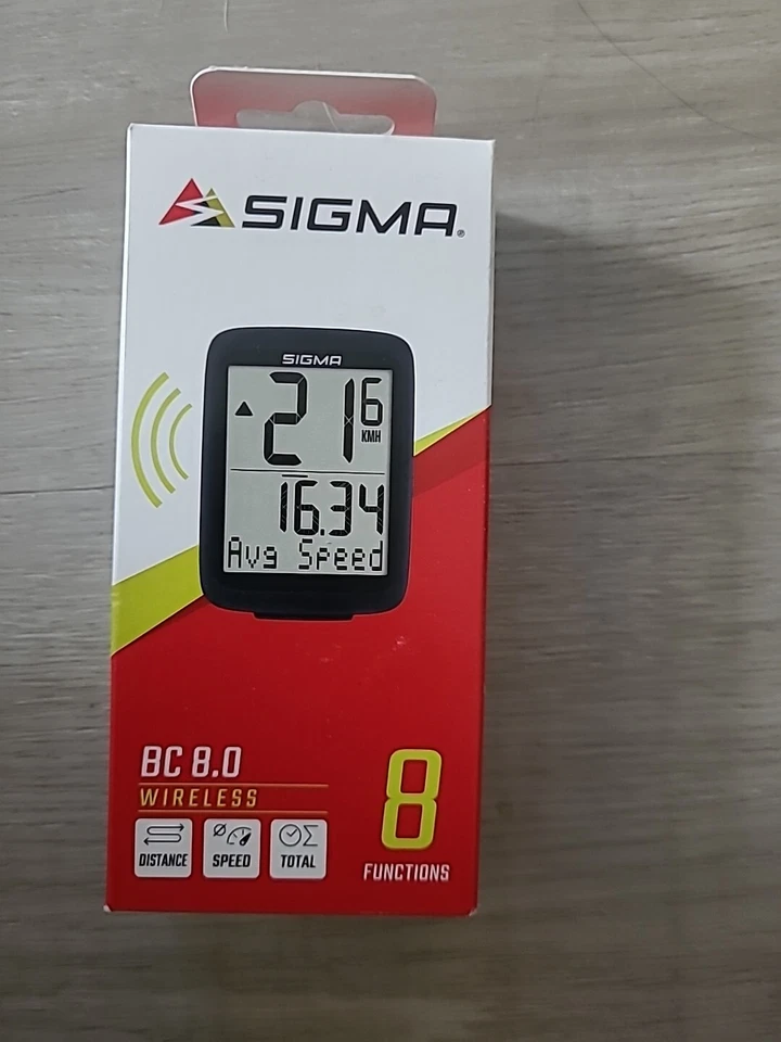 Ciclocomputer Sigma Originals BC8.0 ATS wireless - Immagine 1 di 1