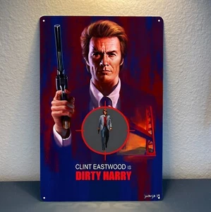 Dirty Harry Film Metall Poster - Sammlerstück Blechschild - 20 x 30 cm - Bild 1 von 5