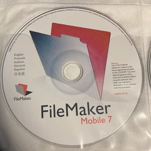 FileMaker Mobile 7 Software Disc Only - Picture 1 of 2