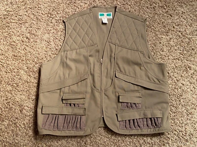 Game Winner Sportswear Khaki Hunting Shot Gun Shooting Vest Men’s Size Large - Image 1 of 4