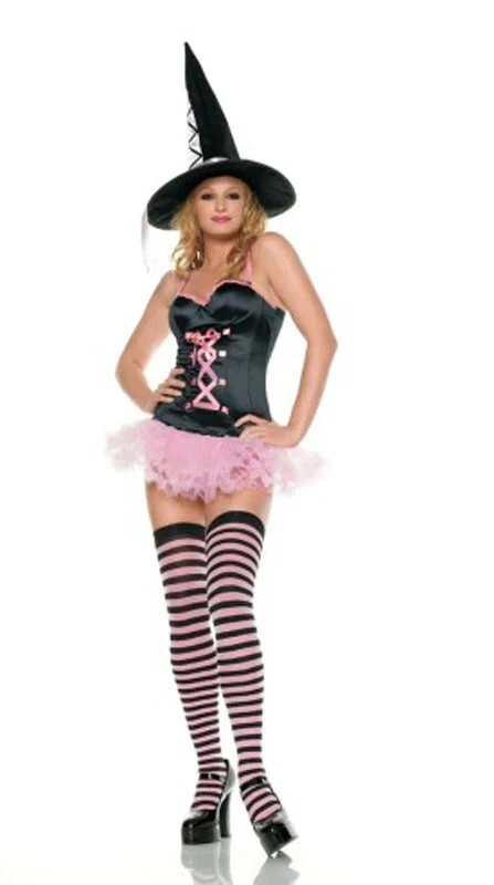 Сексуальная ведьма ноги Avenue костюм со шляпой и чулками, размер S/M, совершенно новый - Изображение 1 из 4