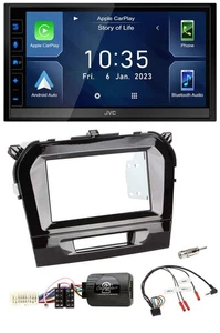 JVC DAB Bluetooth Lenkrad USB 2DIN Autoradio für Suzuki Vitara ab 2015 - Bild 1 von 11