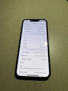 iphone 14 unlocked 128gb used (Midnight) - Photo 1 sur 4
