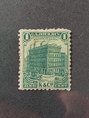 U.S.A MATCH AND MEDICINE STAMPS SCOTT RS158d. - Image 1 of 2