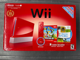 Nintendo Wii Super Mario Bros 25th Anniv. Limited Edition NEW IN BOX-FREE SHIP