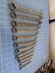 Craftsman 12 piece 12point combination wrench set SAE USA made - Bild 1 von 15