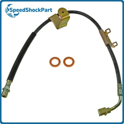 Manguera hidráulica de freno delantero derecho compatible con GMC Sierra 3500 2001 2002 2003 2004-2006 Foto 1 de 3