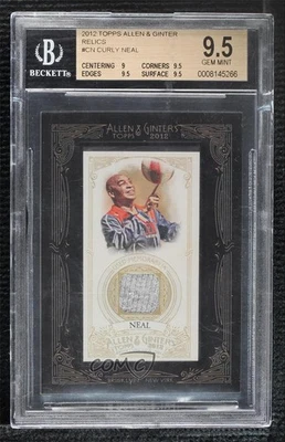 2012 Topps Allen & Ginter's Framed Mini Relics Curly Neal BGS 9.5 GEM MINT - Image 1 of 2