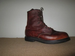 Stivali stringati vintage da uomo REDWING 948 in pelle marrone taglia 12 EE *MADE IN USA - Foto 1 di 8