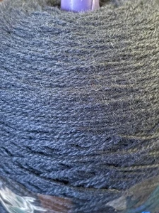 Blue Wool Yarn Cone Medium Weight For Knitting & Craft 1770g .5 g / yard - Picture 1 of 3