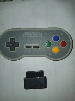 Gamepad sem fio 8Bitdo Sn30 2.4G para edição original SNES/SFC SF | Usado - Imagem 1 de 4