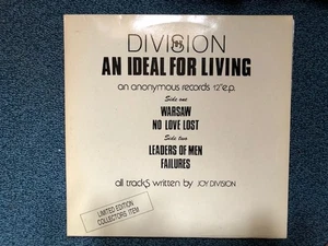 Joy Division An Ideal For Living 12" Vinyl Record Unplayed Collector Item - Picture 1 of 3
