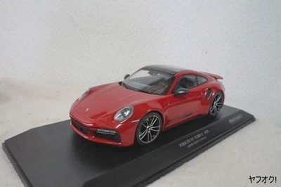 Modellino auto Minichamps Porsche 911 Turbo S 2020 1/18 rosso pressofuso - Immagine 1 di 3