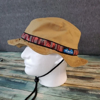 Sombrero de colección Kavu Bucket Boonie correa para la barbilla lona tostada talla L EE. UU.  Foto 1 de 4