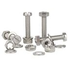 M4 M5 M6 Slotted Cheese Head Machine Screws Nuts & Washers Kit Stainless Steel