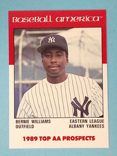 1989 Baseball America RC Bernie Williams Albany Yankees #AA-5 ⚾