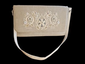BORSA A MANO VINTAGE ENID COLLINS OF TEXAS ANNI 60 FIORI GIOIELLI ottime condizioni - Foto 1 di 10