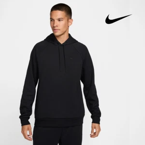 Nike Dri-FIT UV Men's Fleece Pullover Performance Training Hoodie Black 3XL 4XL - Picture 1 of 16