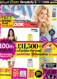 Sew Magazine,  * Mega 100th Issue   August, 2017  Issue # 100 Free Gift Included - Picture 1 of 1