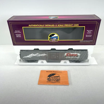 MTH Premier 20-94128 Coors Light Beer 60’ Reefer Car O Gauge New #402008 - Image 1 of 4