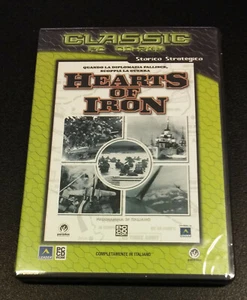 Hearts of Iron PC Italian Edition Reprint New&Sealed - Picture 1 of 3
