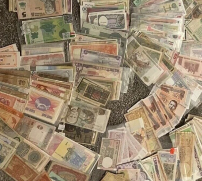 LOT OF 25 BANKNOTES WORLDWIDE - CIR & UNC -NO DUPLICATES! - Image 1 of 3