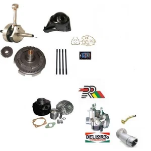 KIT MODIFICA VESPA PK XL HP CILINDRO 130 DR ALBERO MOTORE CARBURATORE 19 CAMPAN - Foto 1 di 1