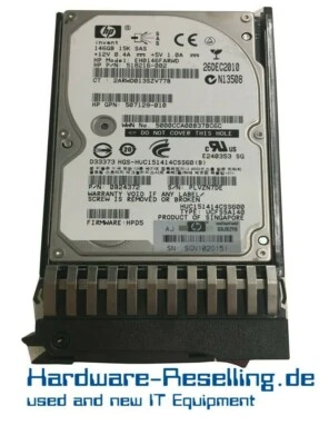 HP SAS 2,5 " 146GB - 15K RPM - 300MB/S - 64MB - EH0146FARWD 512744-001 - Immagine 1 di 2